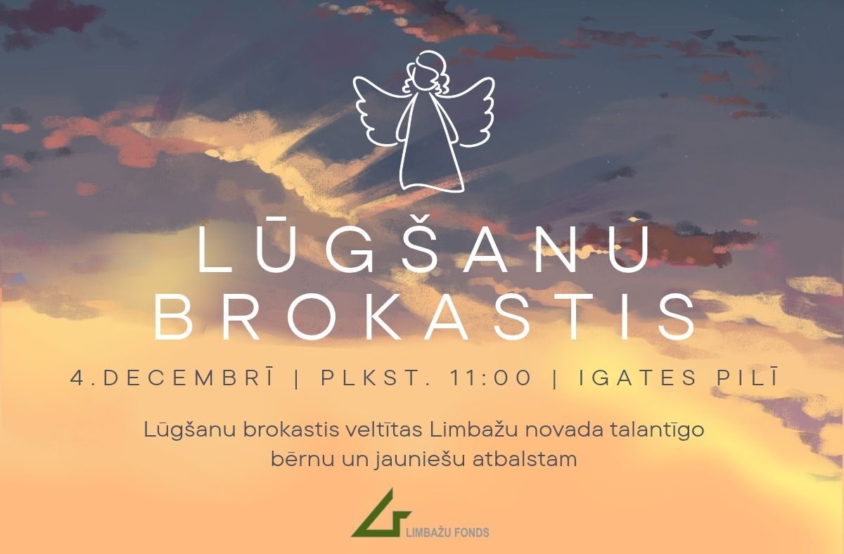 Aicinām uz Limbažu fonda rīkotajām Lūgšanu brokastīm Igates pilī!