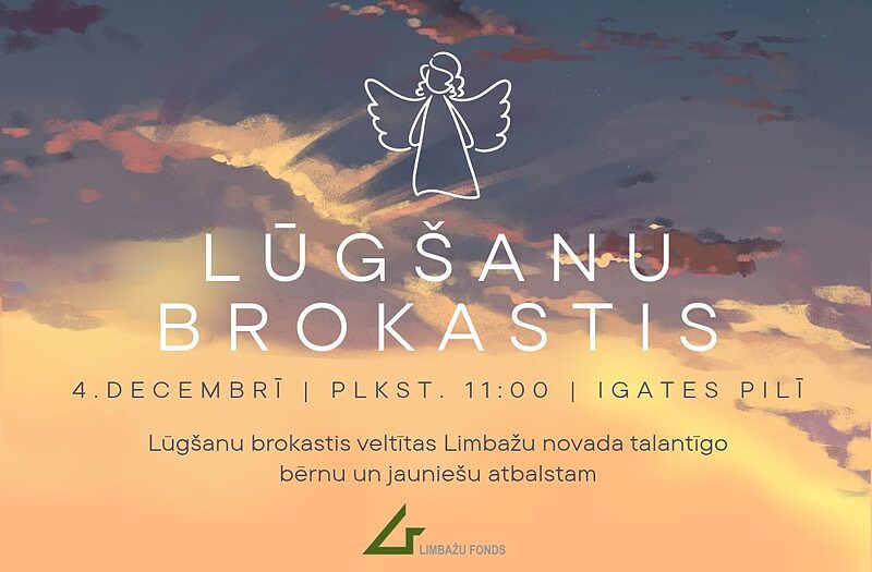 Aicinām uz Limbažu fonda rīkotajām Lūgšanu brokastīm Igates pilī!